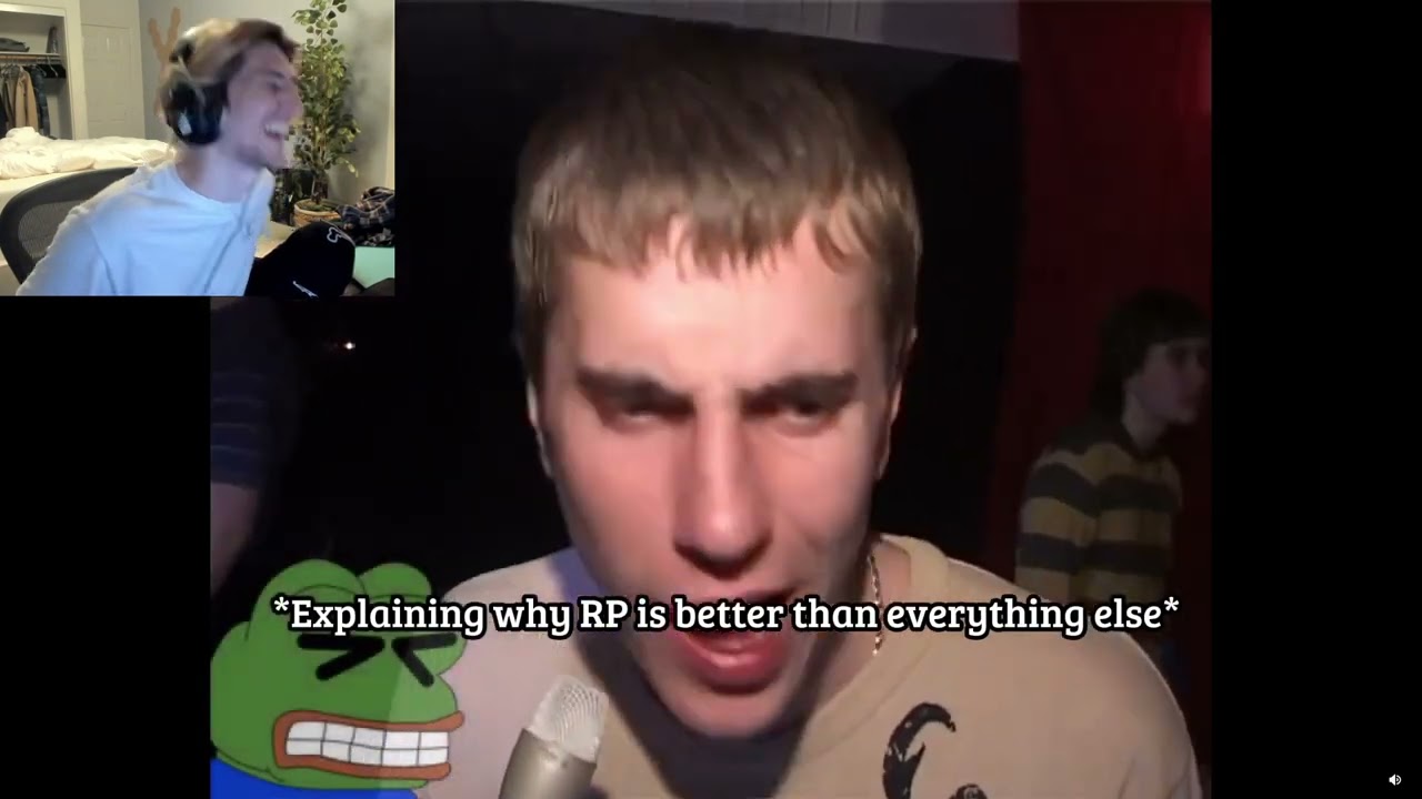 xQc is watching the best Russian meme