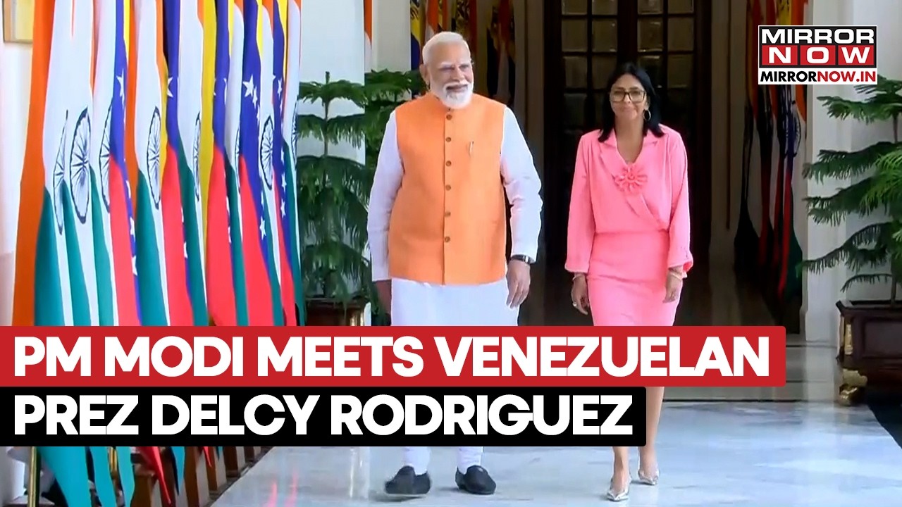 PM Modi Meets President Delcy Rodriguez | India-Venezuela Relations In Focus