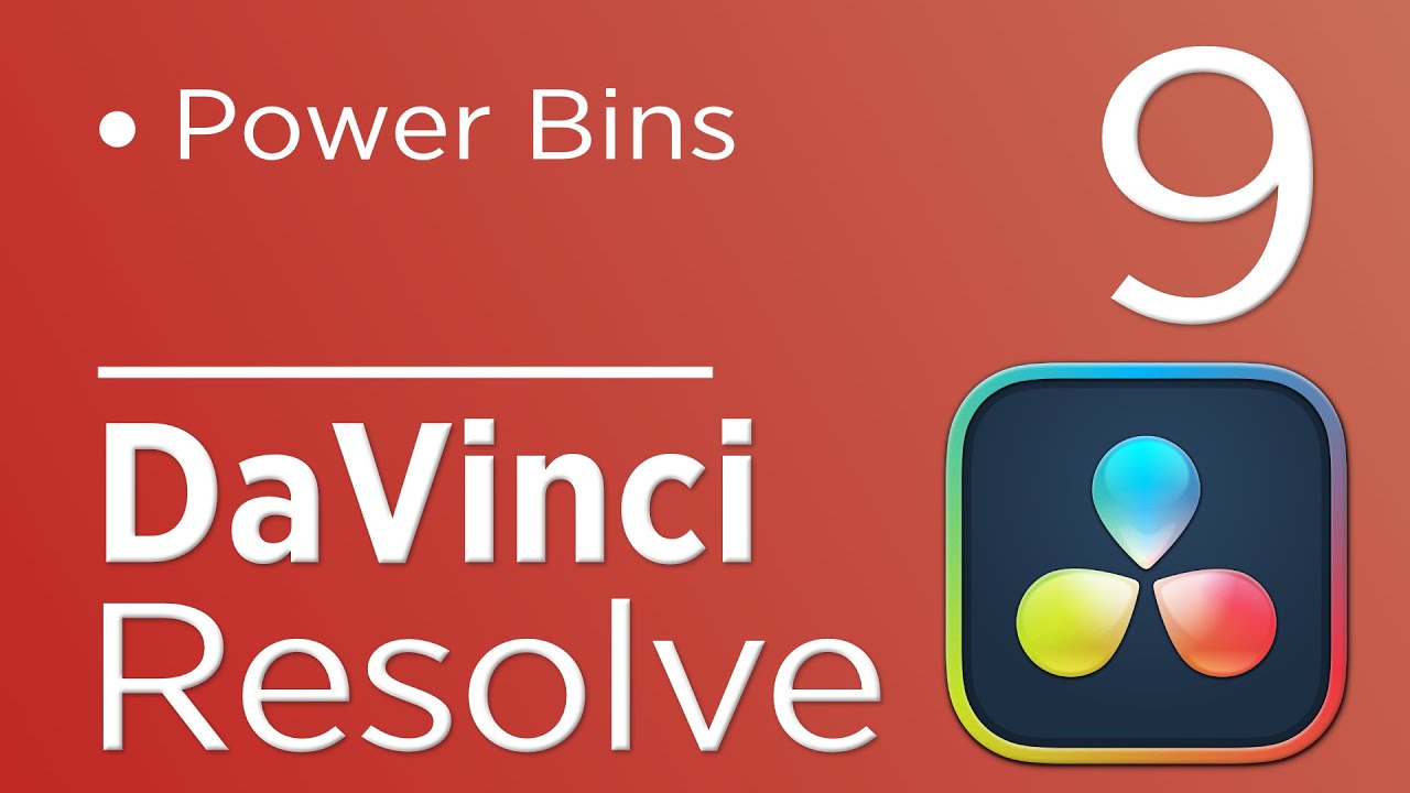 9. Kurs DaVinci Resolve 20 - Power Bins
