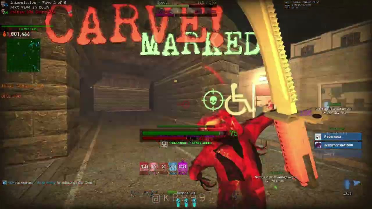 Gmod Zombie Survival: 3,8 тыс. в качестве бойца ближнего боя!