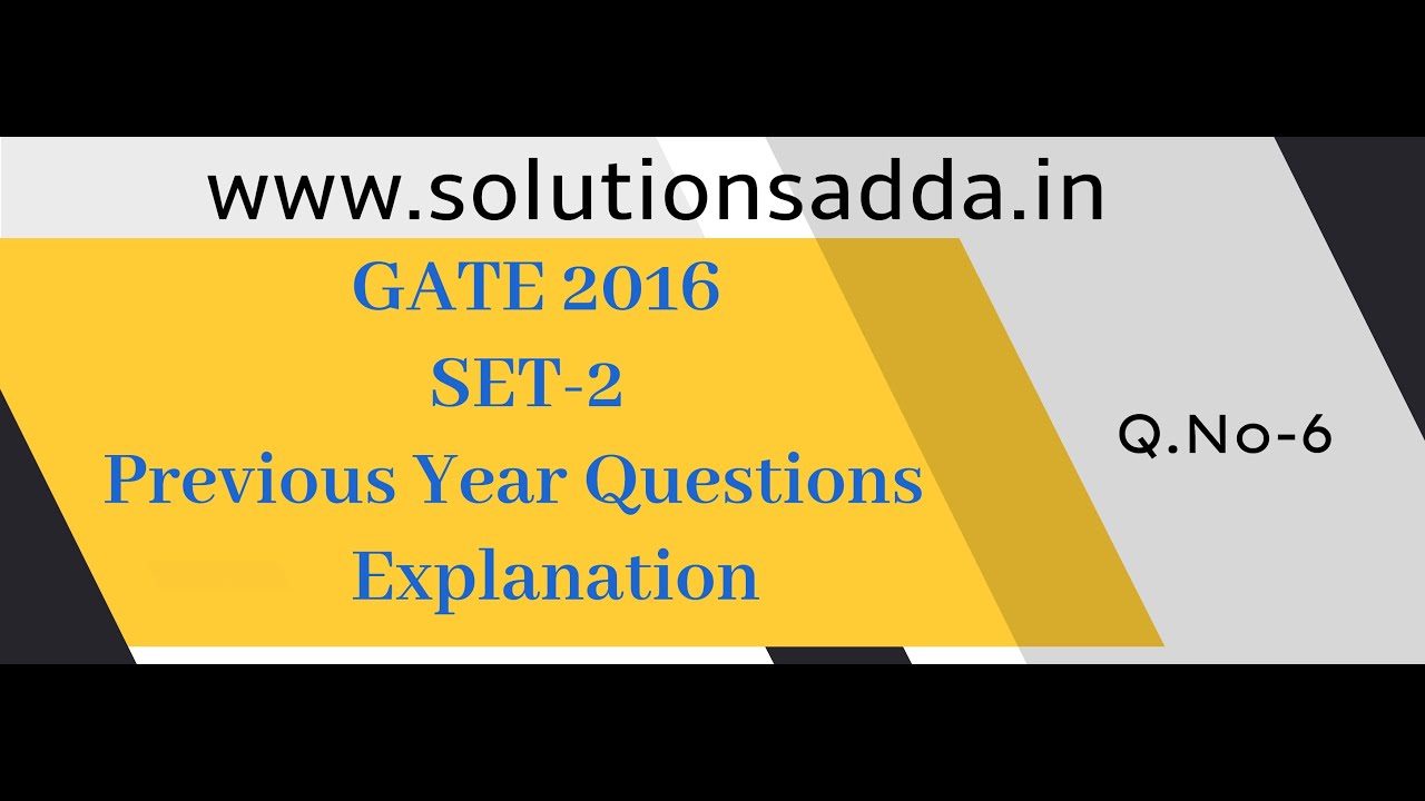 CO | Cache  | CS GATE PYQs | GATE 2016 Set-2 Solutions | Solutions Adda | Q6 | GATE 2022