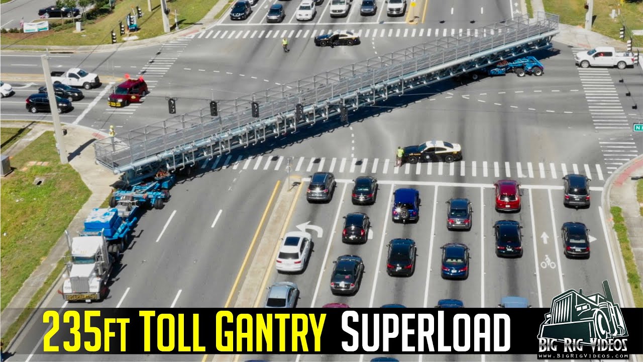 Toll Gantry Superload - Buchanan Hauling & Rigging