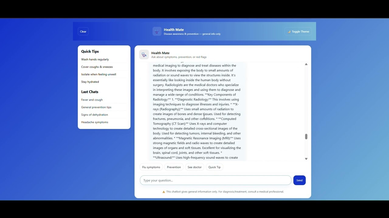 AI DRIVEN PUBLIC HEALTH CHATBOT FOR DISEASE AWARENESS | SIH-2025