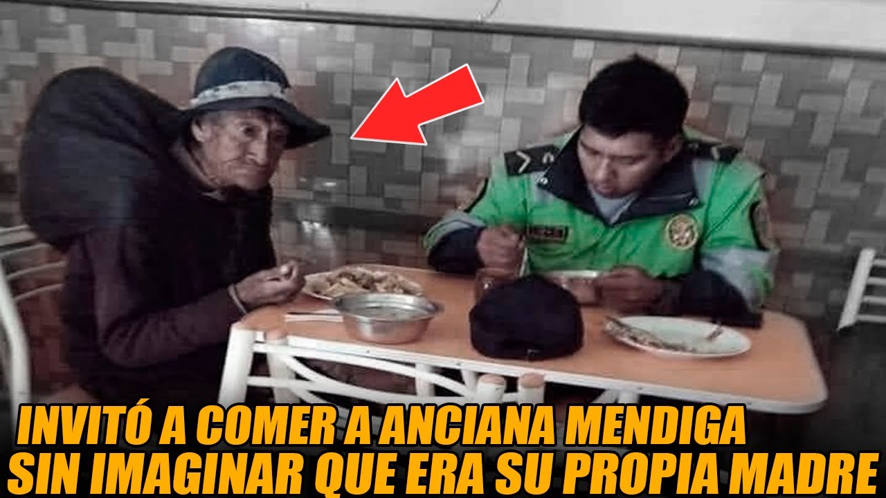 Invitó a Comer a Anciana Mendiga Sin Imaginar que Era Su Propia madre, Asi reacción cuando se enteró