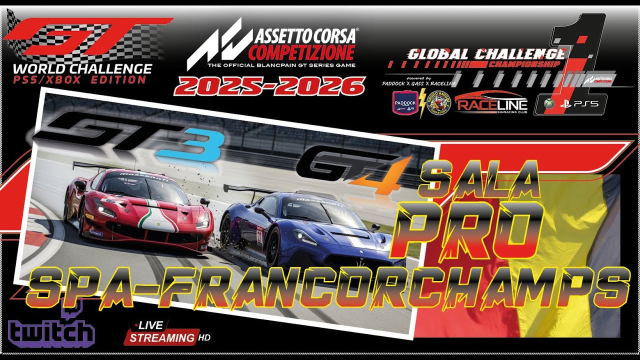 Sala PRO Global Challenge Championship (SEASON 1) RACE Round 3 SPA-FRANCORCHAMPS