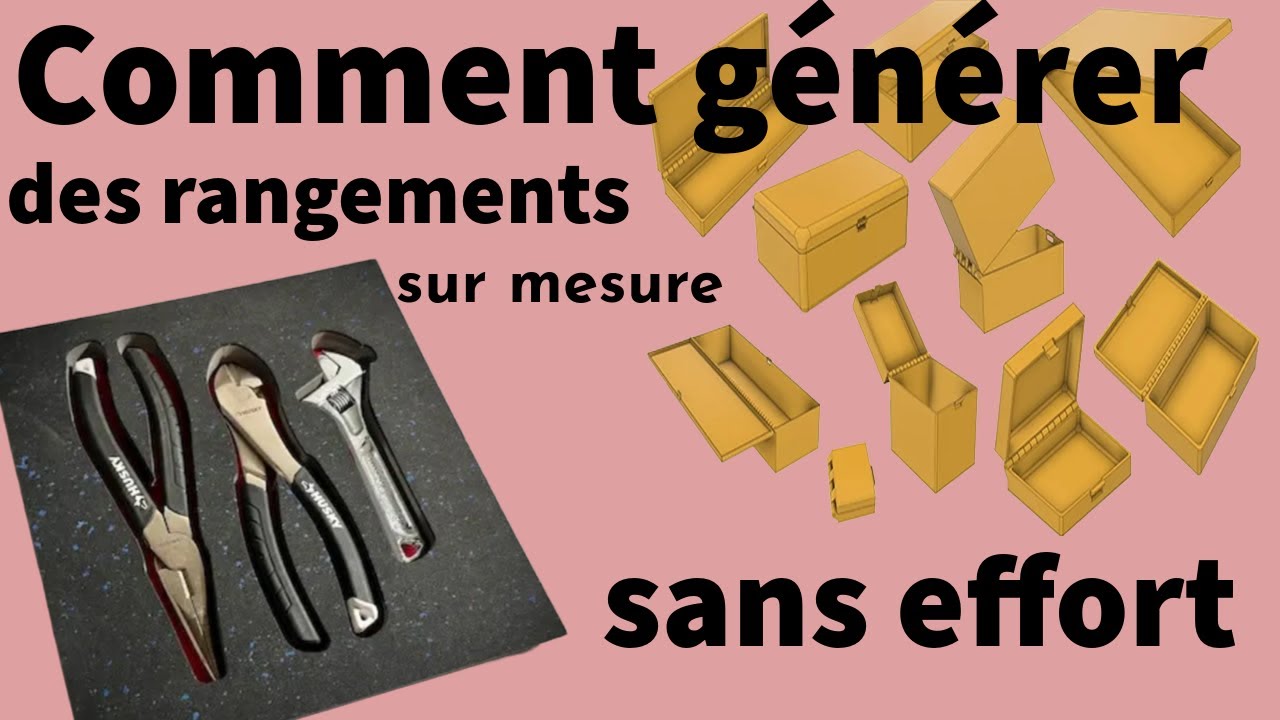 How to create storage perfectly adapted to the shape of your tools? #tooltrace #gridfinity