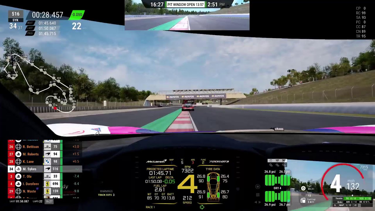 Sim Racing Club Thursday Night Championship Rd4