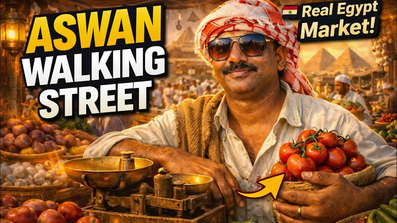  ASWAN WALKING STREET – இரவு முழுக்க கலக்கும் மார்க்கெட் எகிப்தின் ரகசிய சந்தை! Egypt Tamil travel