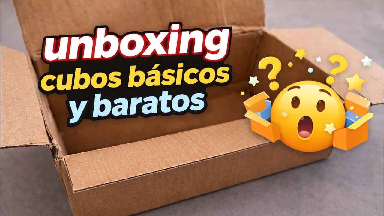 📦 Unboxing básico: cubos buenos? bonitos? baratos!  😬