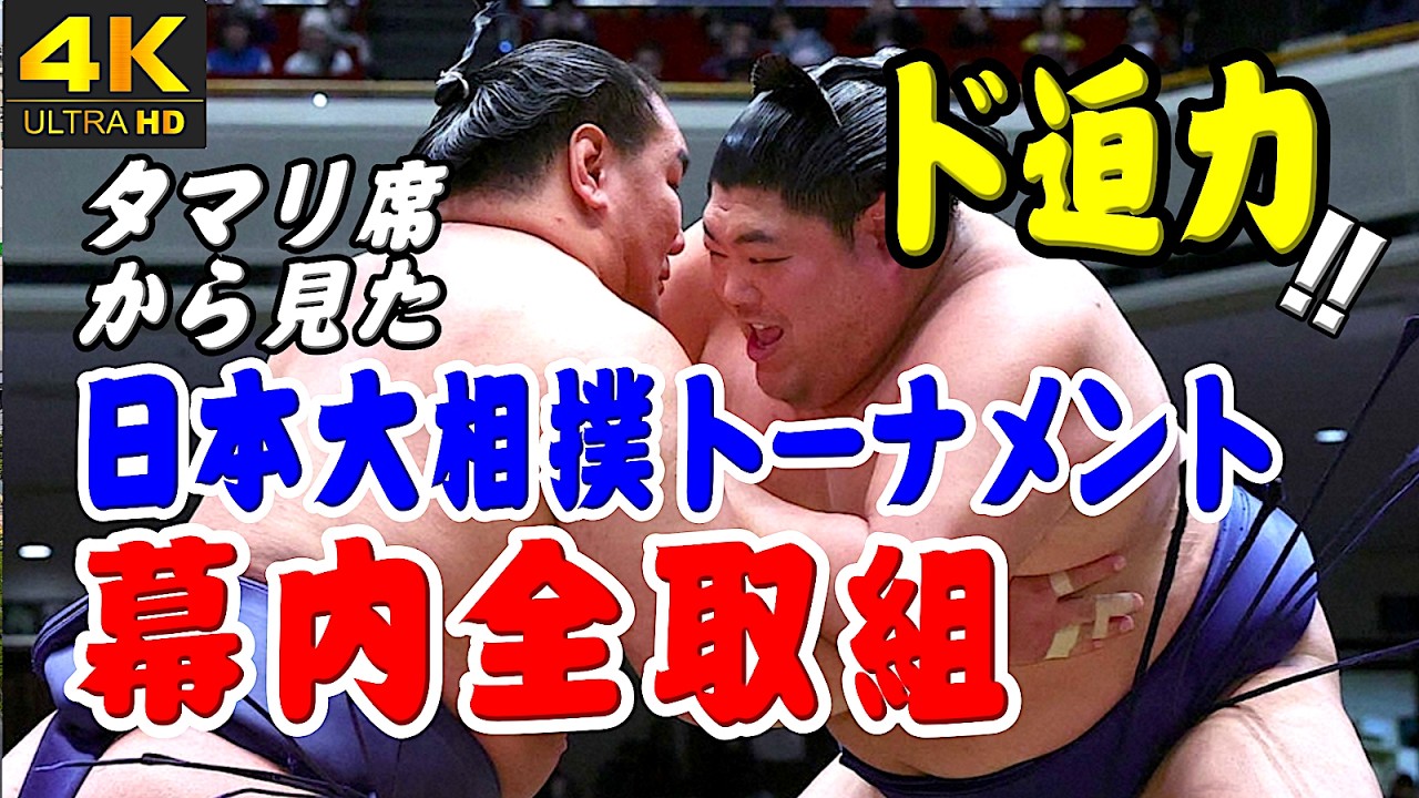 【大相撲トーナメント】土俵間近で見た幕内全取組! 2026/2/8　#大相撲トーナメント #両国国技館 #sumo