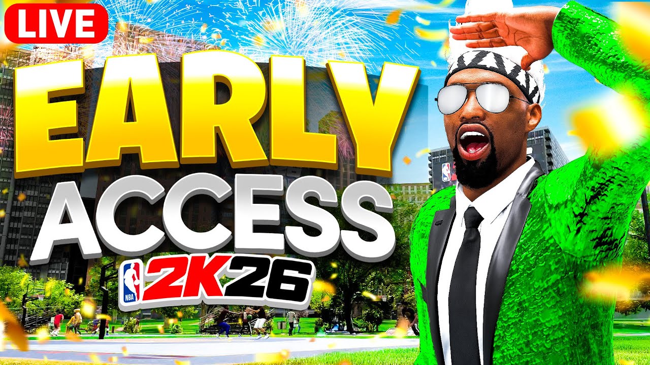 🚨 PLAYING NBA 2K26 PARK EARLY! FIRST PARK GAMES + BEST BUILD! MYPLAYER BUILDER + BEST JUMPSHOT 2K26!