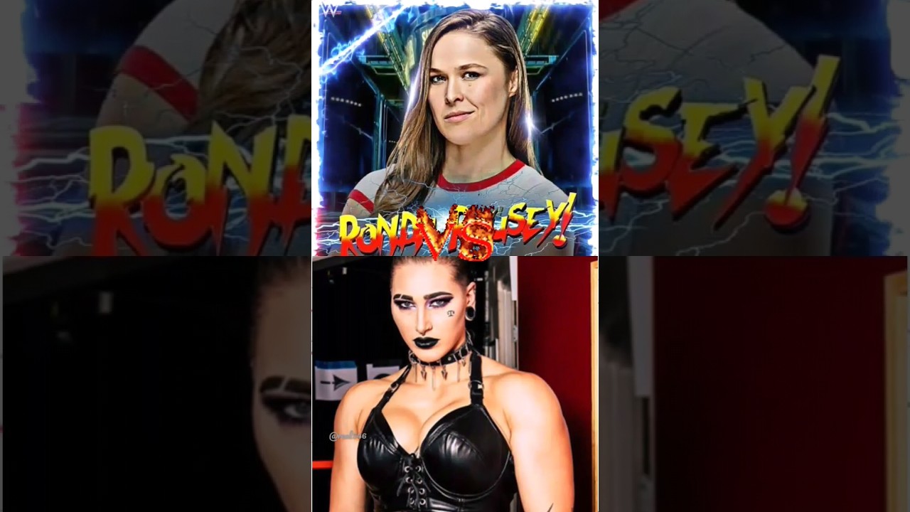 rhea ripley v's ronda rousey comparison 💪🔥👍 