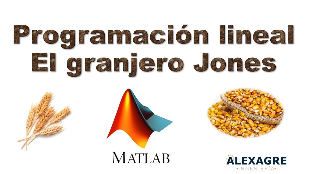 Programación lineal | Caso del granjero usando matlab