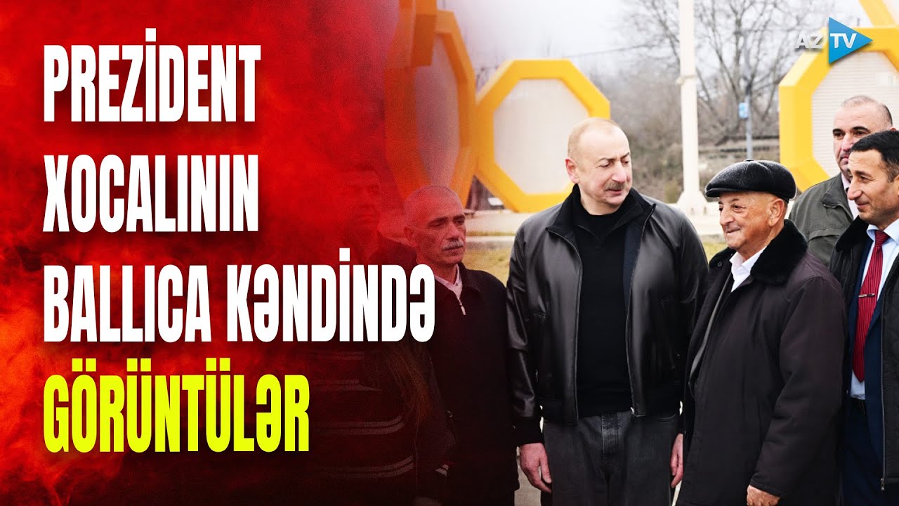 Prezident İlham Əliyev Xocalıda: dövlət başçısının Ballıca səfərindən MÖHTƏŞƏM GÖRÜNTÜLƏR
