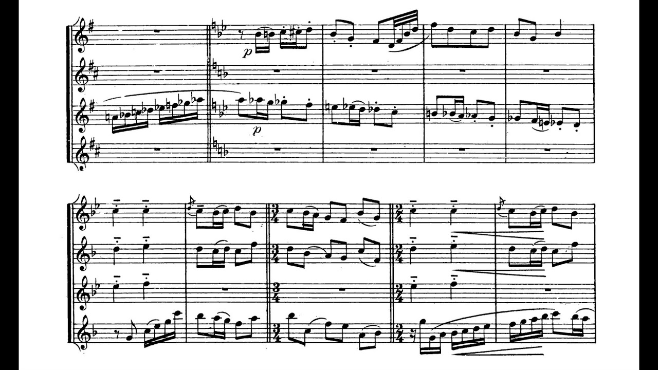 Gabriel Piern&eacute; - Introduction et Variations for Saxophone Quartet (1936) [Score-Video]