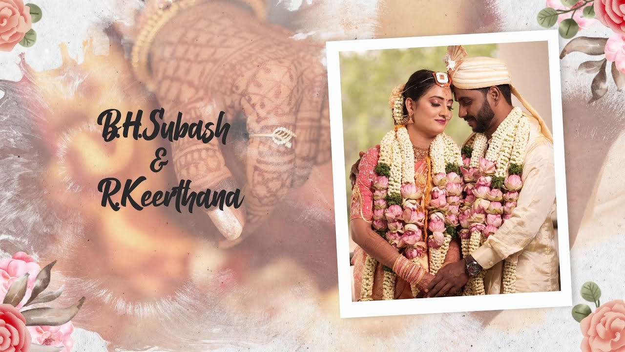 WEDDING HIGHLIGHTS OF SUBASH & KEERTHANA || Reception-Wedding Highlights || CANDID video ||