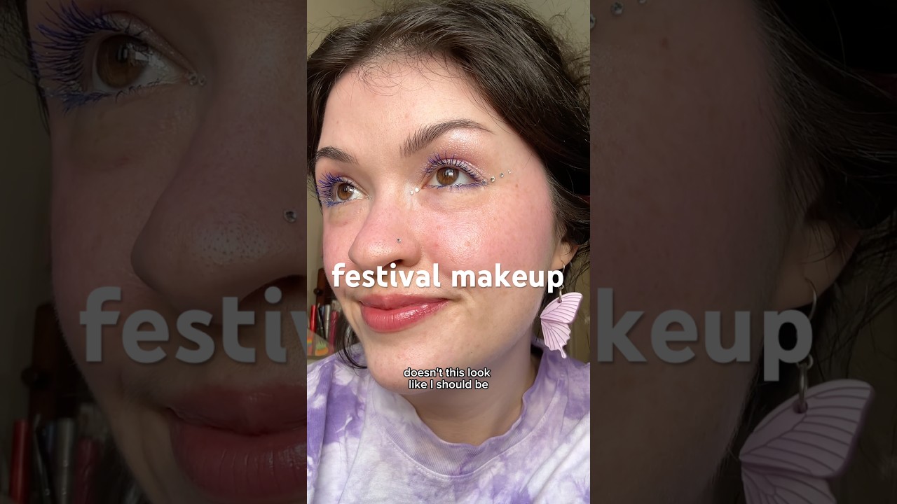 easy festival makeup look!💙