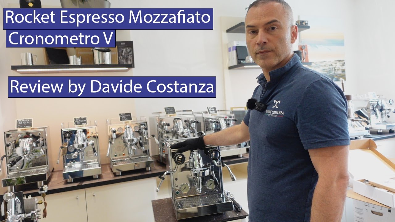 Rocket  Mozzafiato Cronometro  Typ-V Zweikreiser Espressomaschine Vibrationspumpe in Test bei Davide