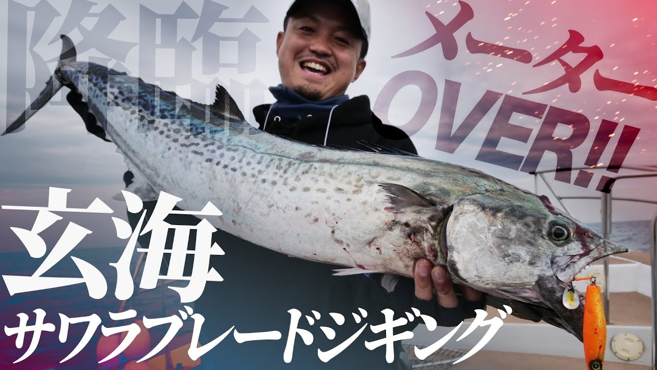 【福岡サワラ】メーターオーバー降臨！！ポテンシャルを秘めた玄界灘ブレードジギング【サワラスピン2】