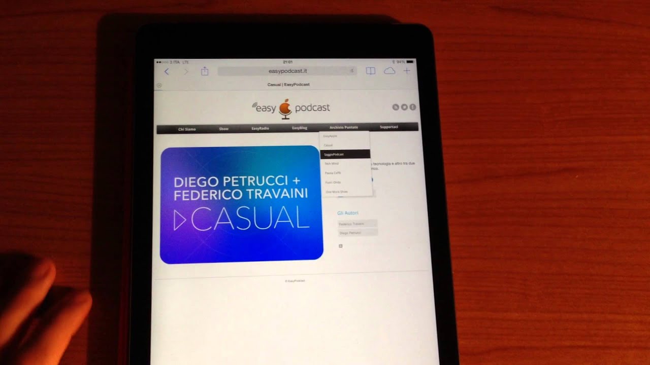 Test EasyPodcast in LTE