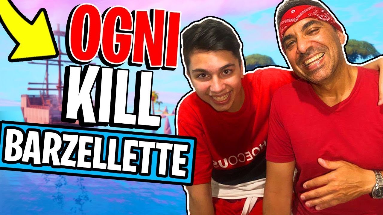 OGNI KILL MIO PADRE RACCONTA UNA BARZELLETTA! - Fortnite ITA