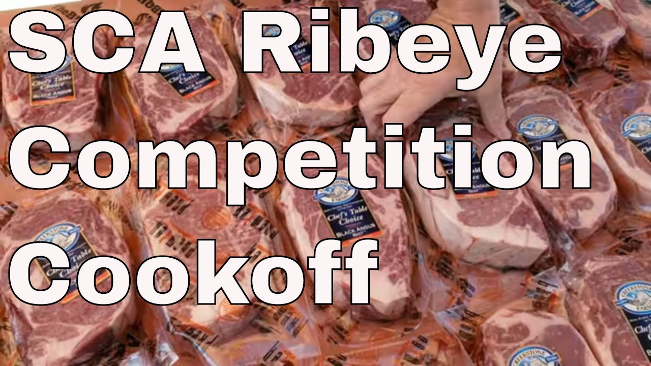 Our first SCA Ribeye Competition Cookoff on the Weber kettle grill