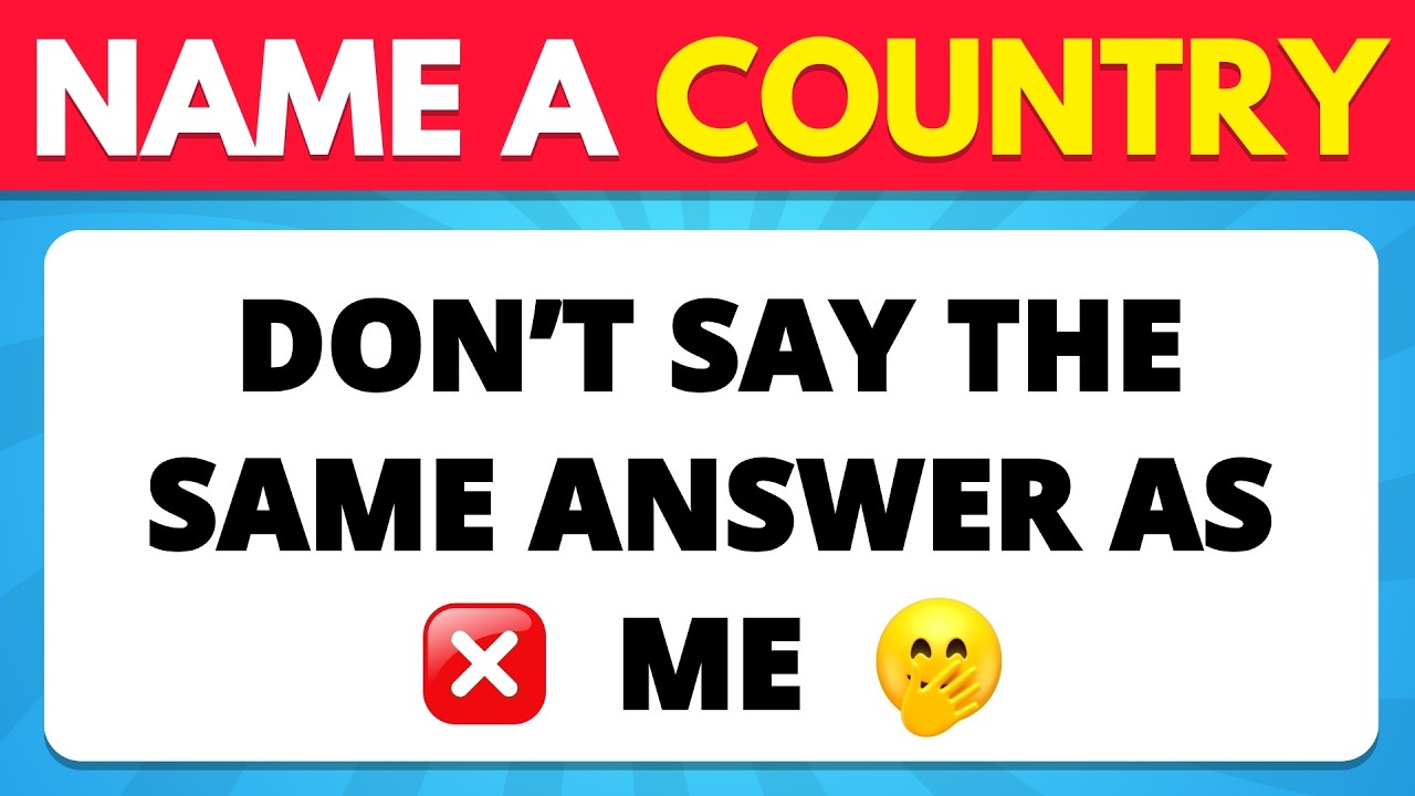 Avoid Saying The Same Thing As Me 🤔❌ 42 Questions 🔥 Only 1% Reach the End | Quiz Duck