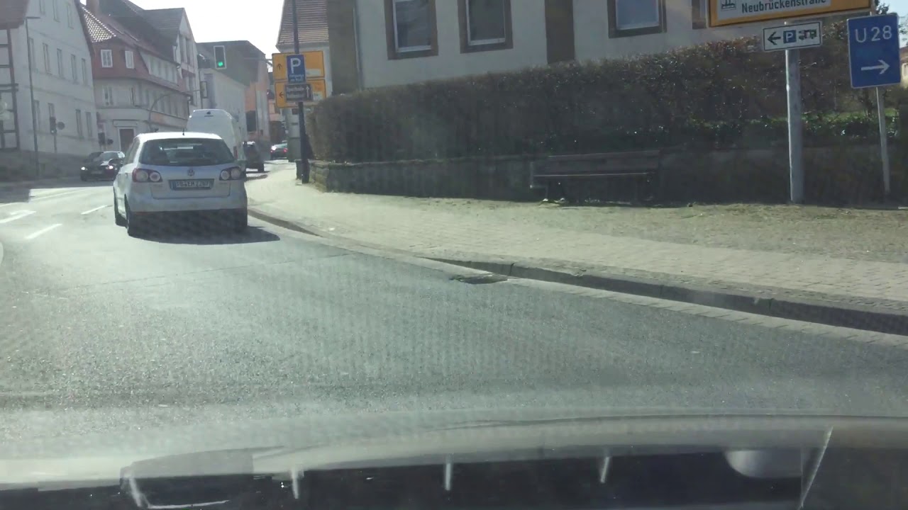 Fahrt durch Büren (Aftestraße bis Marktkauf) 27.03.2020