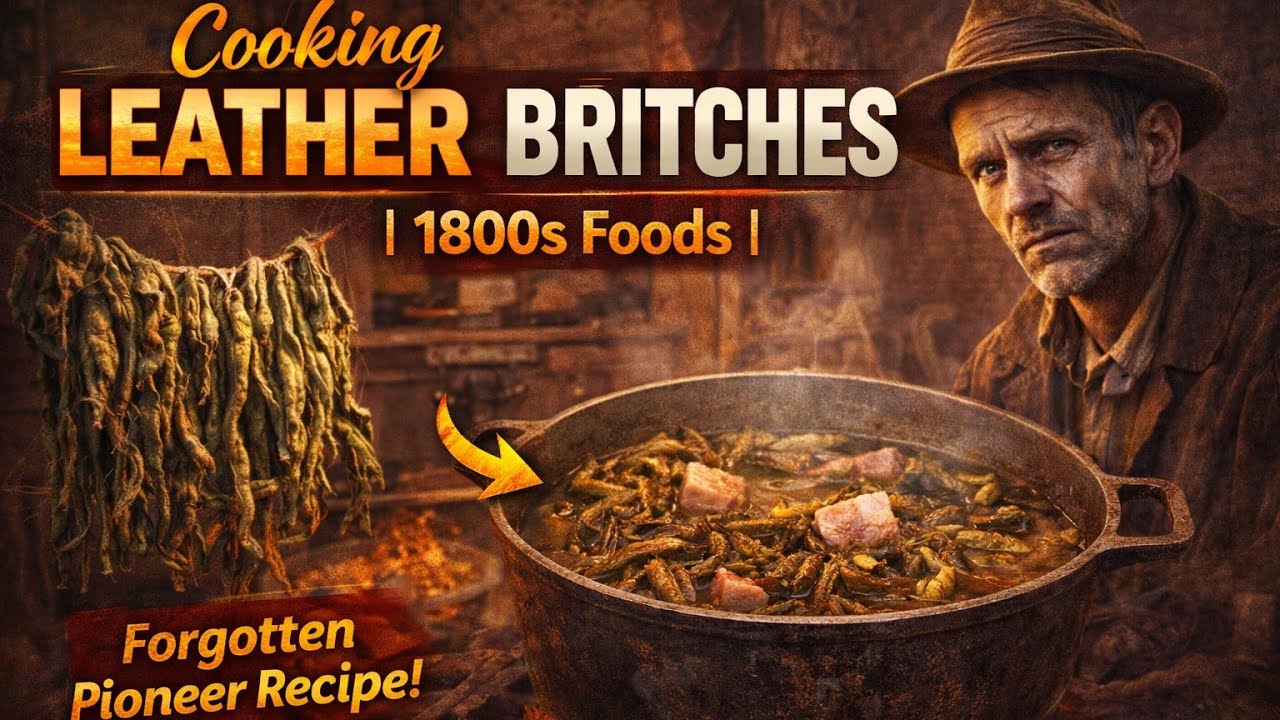 Cooking LEATHER BRITCHES |1800s Foods| 