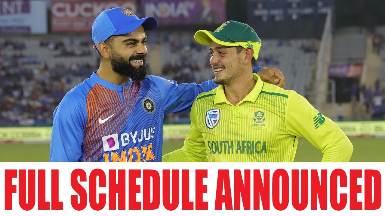 India vs South Africa Schedule | #Nettv4u