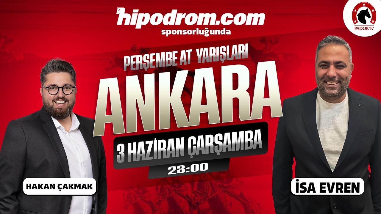 04 Haziran 2026 // Ankara At Yarışı Tahminleri // Hakan &Ccedil;akmak - İsa Evren
