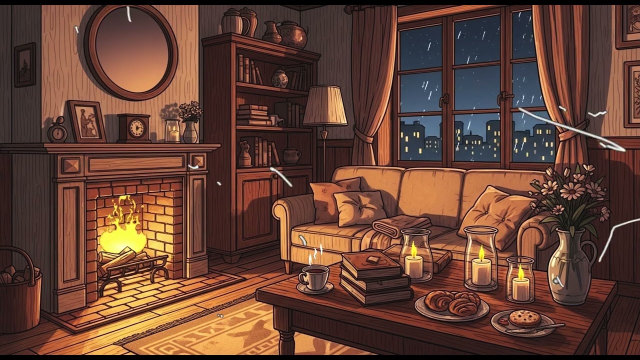 1940s Oldies Jazz Playing in Another Room 🌙 Cozy Night for Sleep