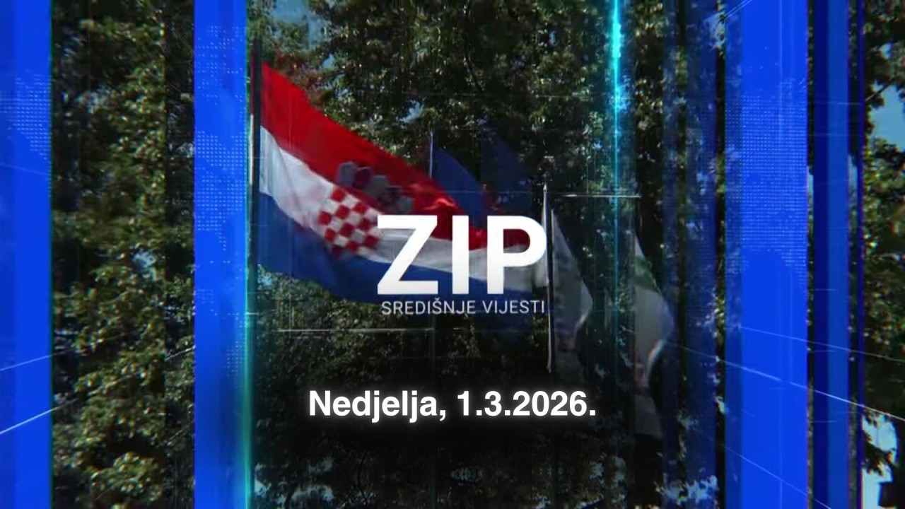 ZIP - 1.3.2026. - SREDIŠNJE VIJESTI Z1 TELEVIZIJE