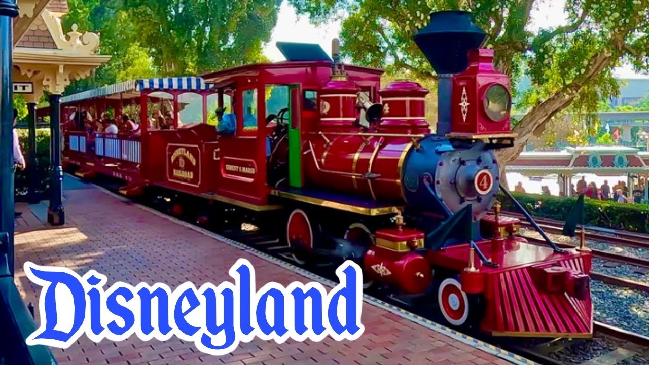 2024 Disneyland Railroad Train Ride - Grand Circle Tour 4K