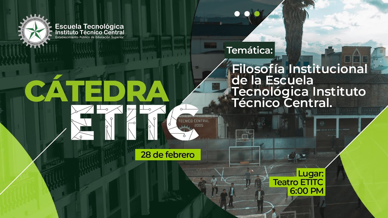 #CátedraETITC 🔴 Filosofía institucional