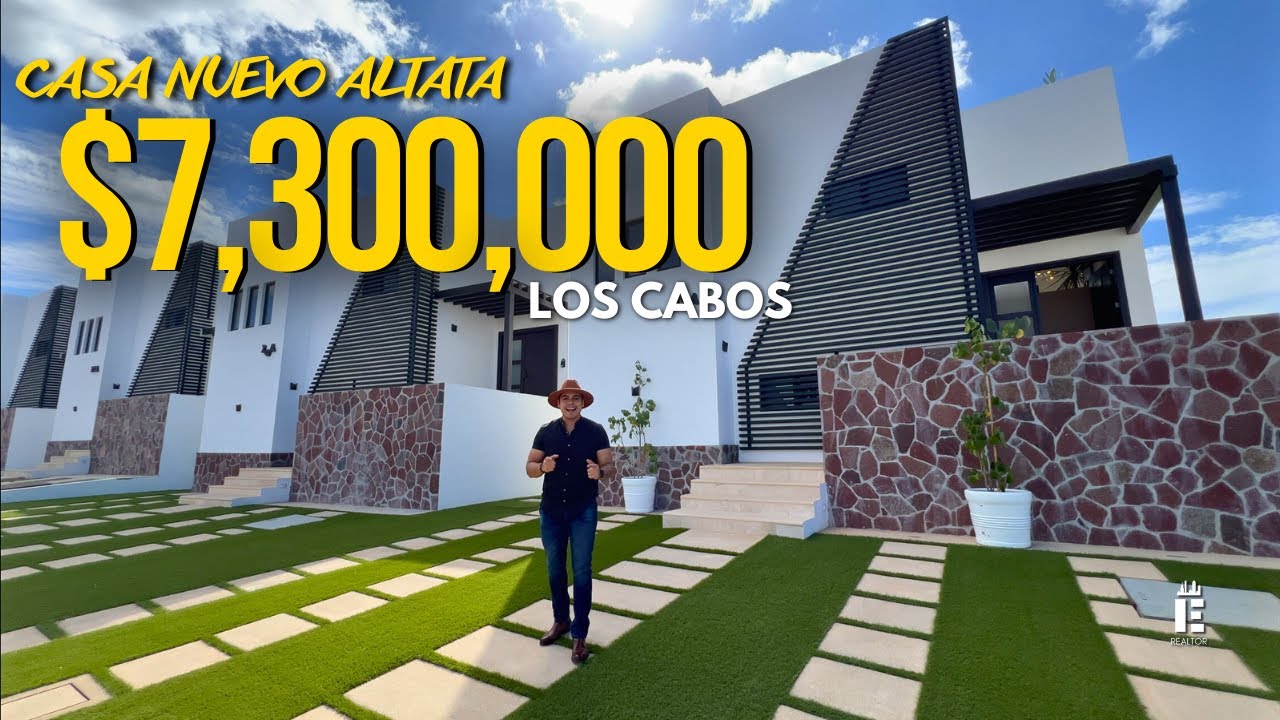 Vendo Casa de Ensueño en Los Cabos de $7,300,000 pesos | 3 Recámaras, Rooftop y Amenidades