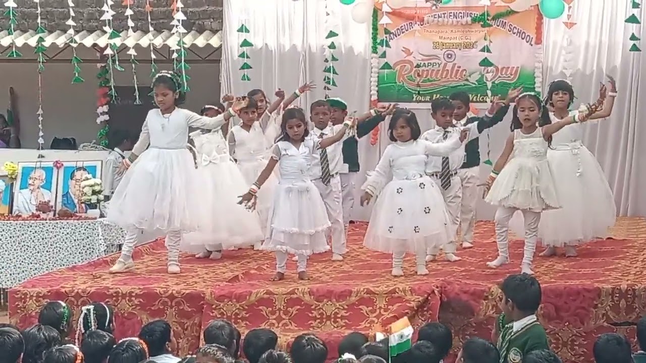 Republic day celebration 🎊####school 