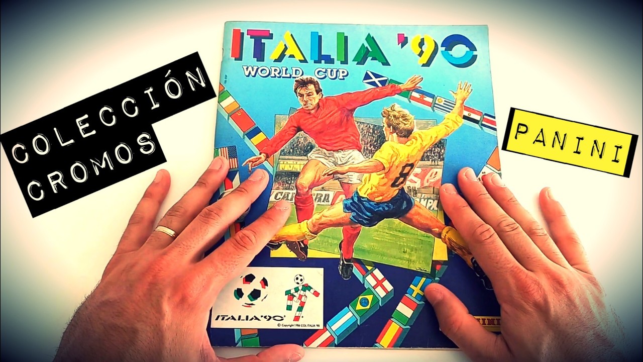 📦 ÁLBUM del MUNDIAL de ITALIA 90 【 EL RETROVISOR 】 ⚽ Cromos PANINI de FÚTBOL 🚗💨 AÑOS 90