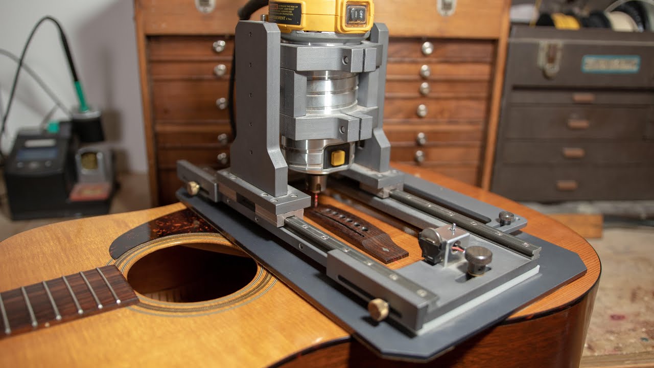 Luxury Luthier Tools - The Ultimate Saddle Slotting Mill