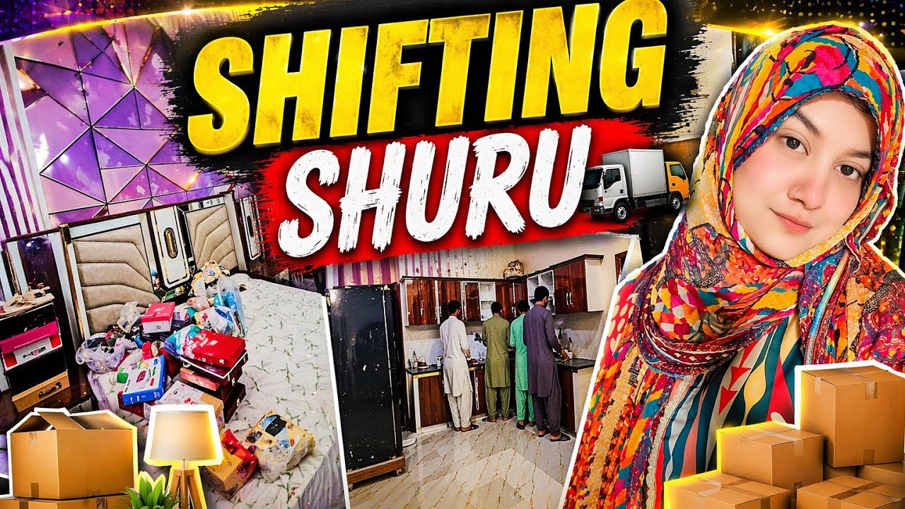 SHIFTING SHURU HOGAYEE. Saraa Samaan Set Kiya. AMBER Naz Official &hearts;️ 
