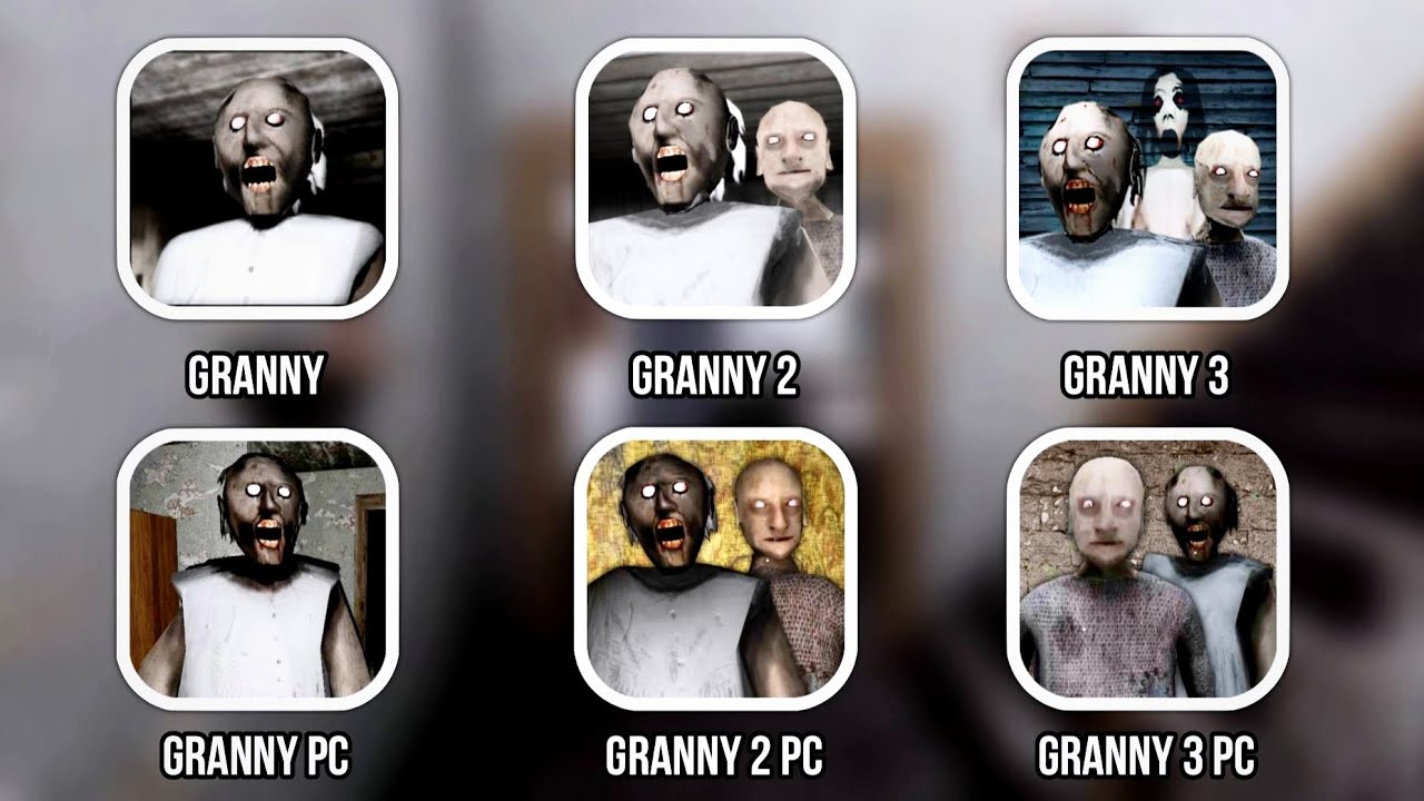 Granny 1 2 3 New Update PC Vs Mobile Full Gameplay | Granny All Chapters