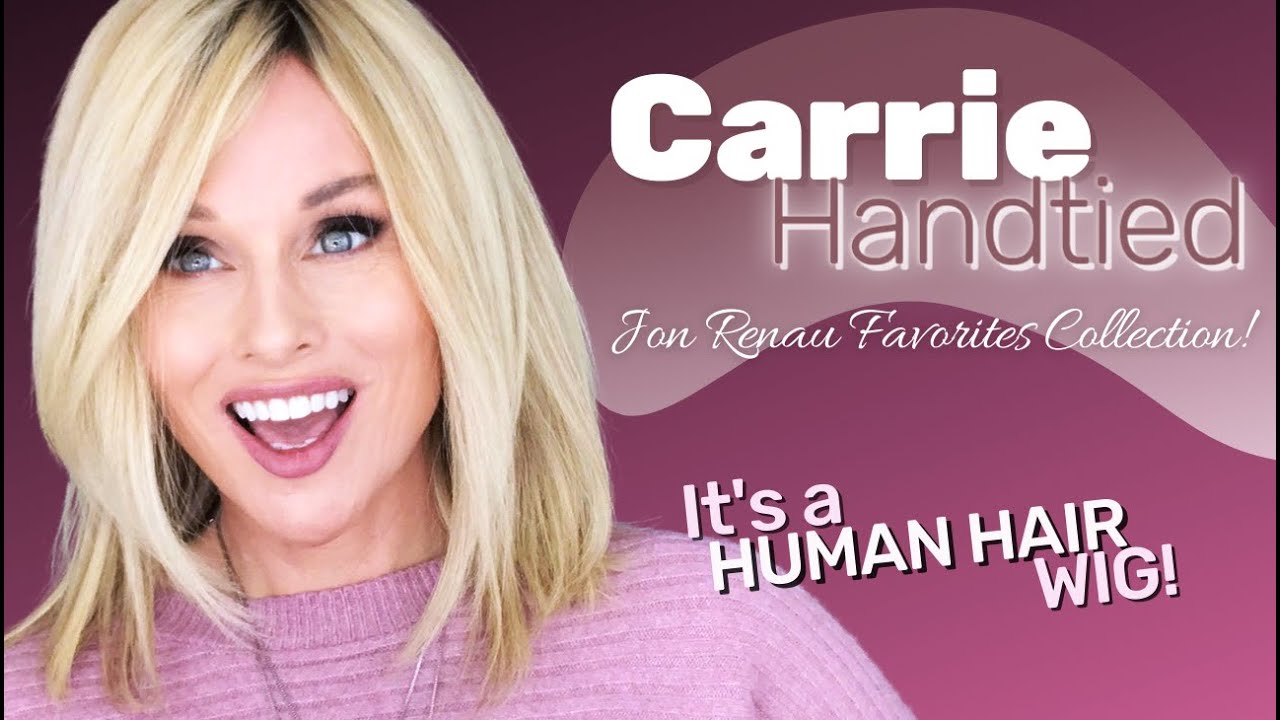 Jon Renau CARRIE HANDTIED HUMAN HAIR Wig! | Packaging | Quality | CAP | COME ALONG for a LOOK!