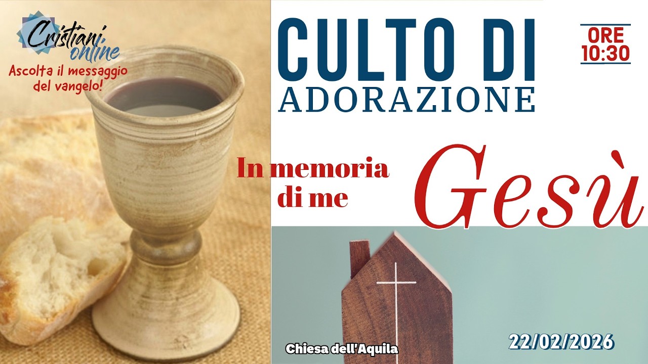 CULTO DI ADORAZIONE - con Lazzaro Spinelli   / / ore 10.30