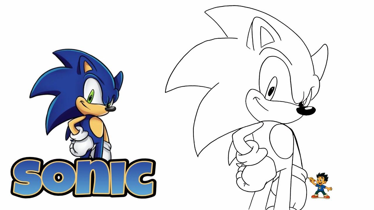 How To Draw Sonic the Hedgehog | Easy Step-by-Step Tutorial