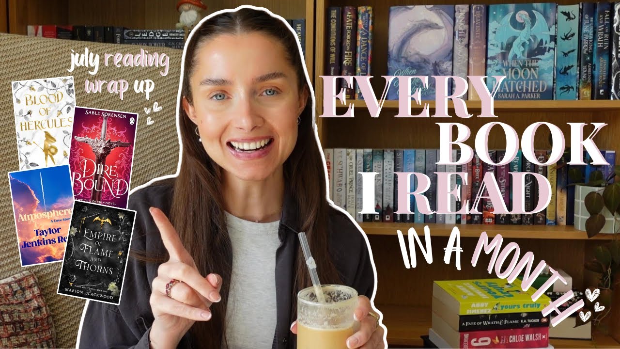 every single book i read in july | monthly reading wrap up 📚✨