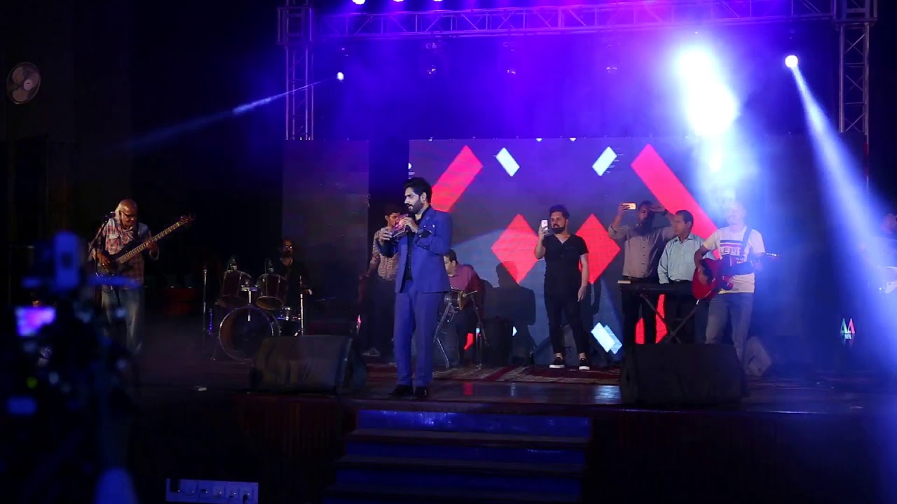 Abrar-ul-Haq at LCWU. Event by Paradigm Plus