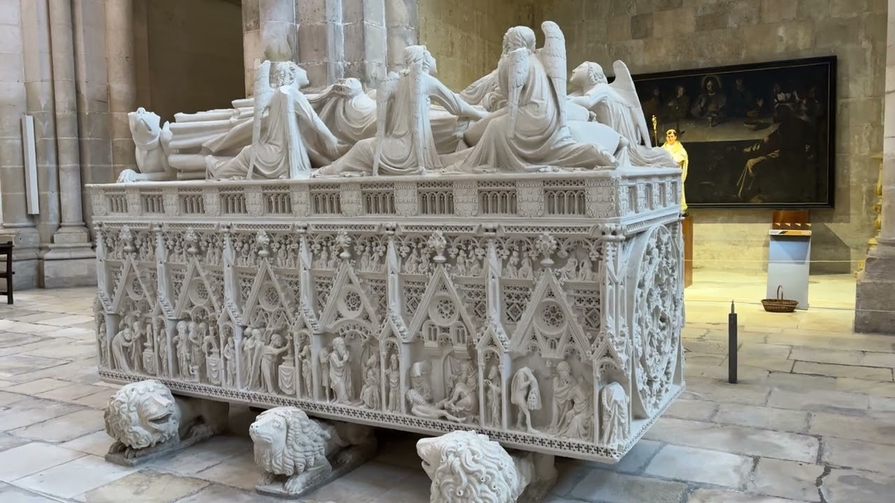 Tomb of Dom Pedro I, 1320-1367, Monastery of Alcoba&ccedil;a, Portugal