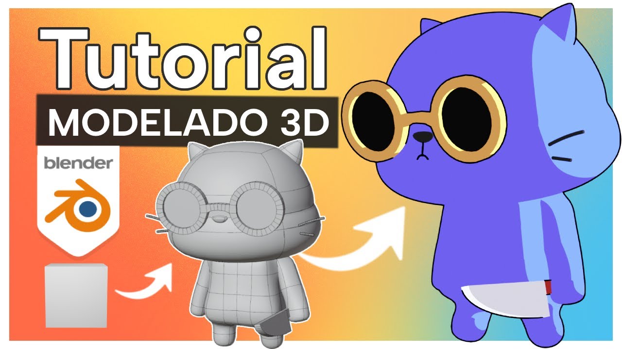 C&oacute;mo Hacer un PERSONAJE 3D para PRINCIPIANTE en BLENDER! Tutorial de Modelar Anime en Espa&ntilde;ol