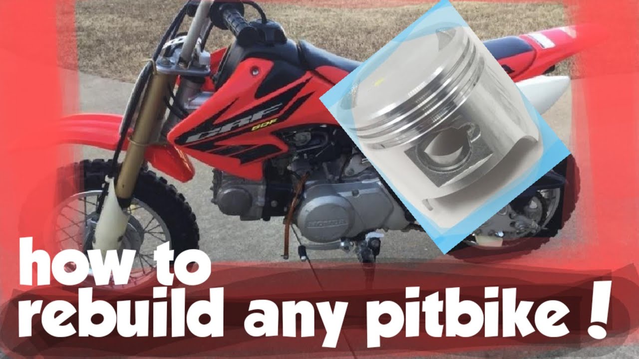 how to rebuild a pitbike engine