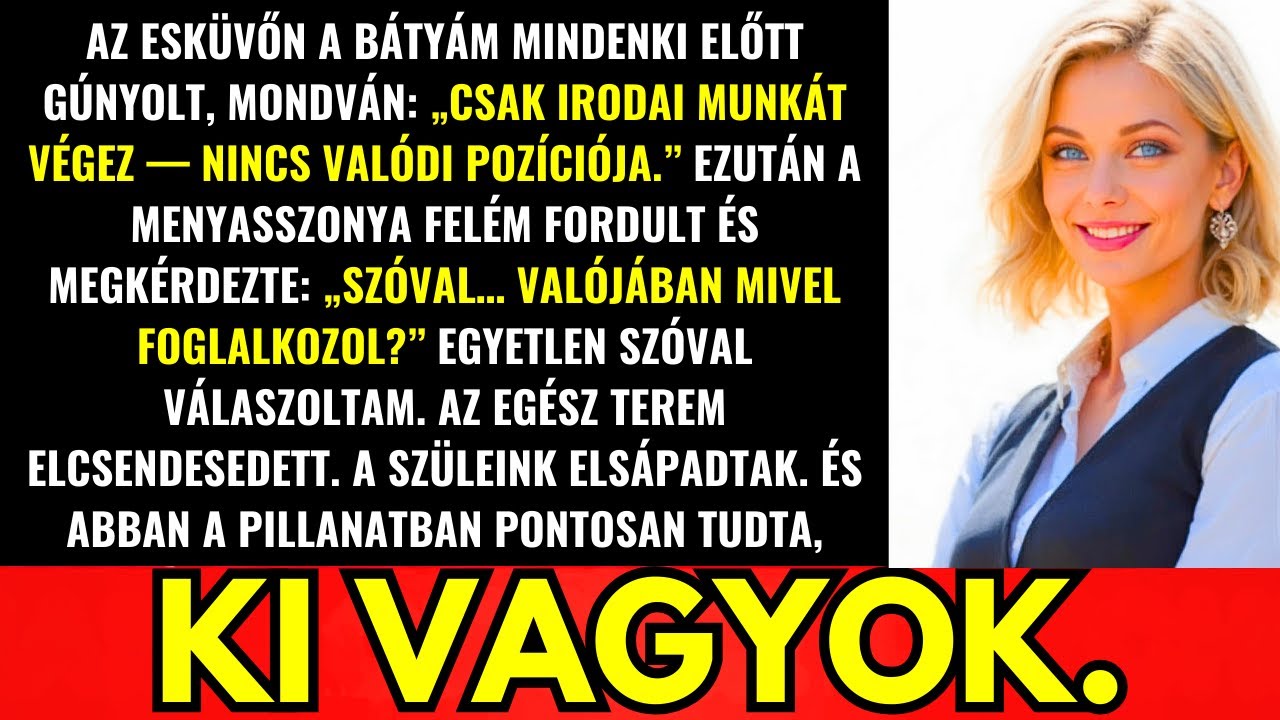 A Bátyám Esküvőjén Irodistaként Gúnyolt Ki—Egyetlen Szó Megfagyasztotta A Termet